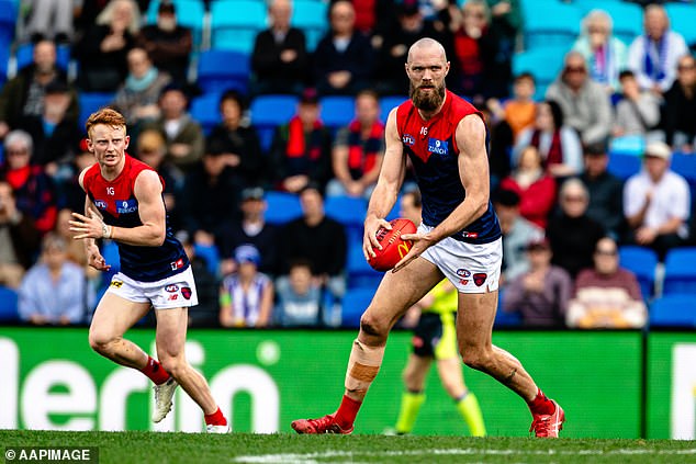 The Demons ruckman revealed his own struggles with having to join the team's 'fat club' after returning to training overweight