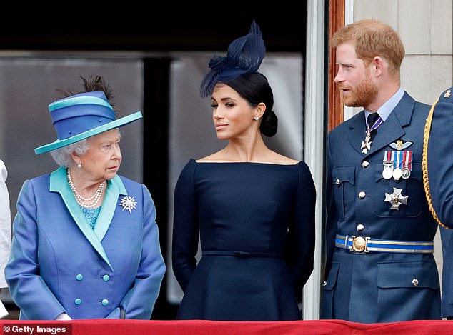 A member of Queen Elizabeth's staff said she was 'as angry as I've ever seen her' after Harry and Meghan publicly stated they wouldn't have used her private family nickname if she hadn't been 'supportive'