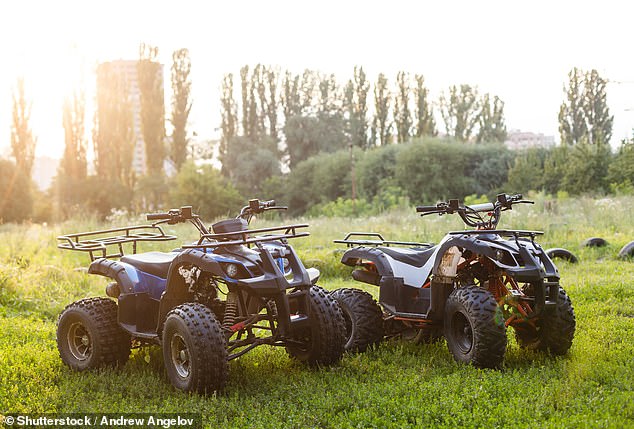 Peggy Richards was a passenger on a UTV quad (photo depicted) when it rolled in a water mass