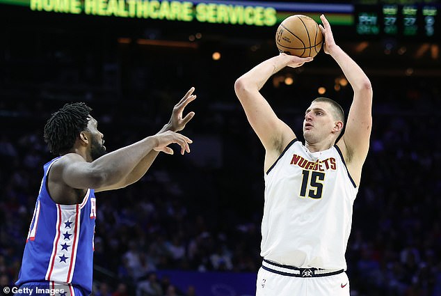 Jokic finished the night with 25 points and 19 rebounds, including 11 rebounds on offense