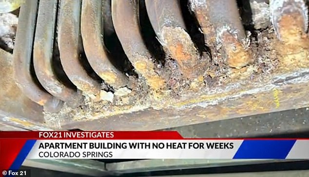 The building was without heat due to a fault in the boiler system, the leasing office told tenants