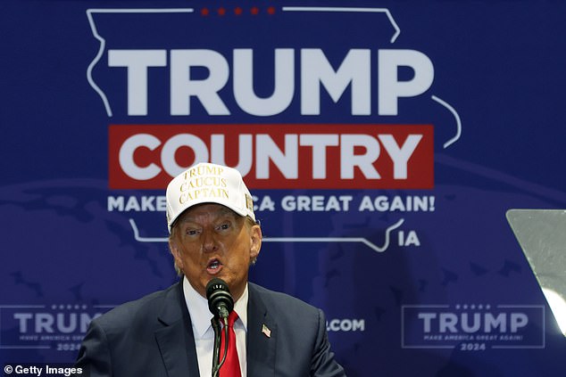 Former President Donald Trump, who campaigned in Indianola, Iowa, on Sunday, also beat Biden, but by the narrowest margin.  Still, he claimed during the campaign that he would perform best against the current president, and also touted his lead in the Republican primaries.