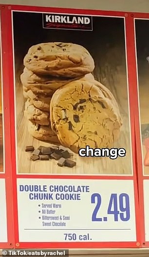 The new cookie costs $2.49