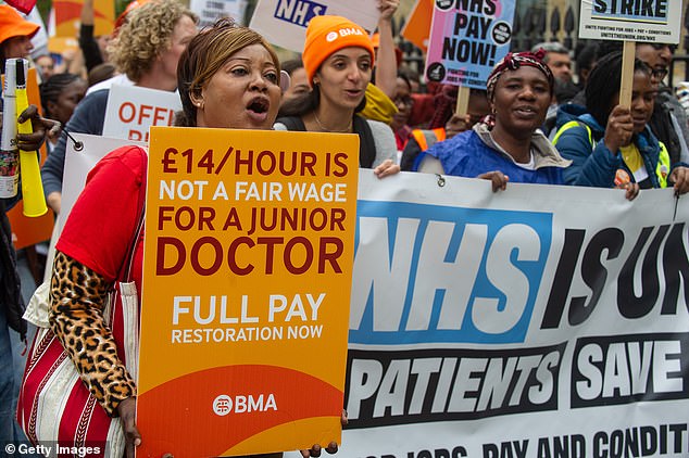 Early last year the BMA was criticized for pushing for extreme strike action and wage increases of up to 30 percent