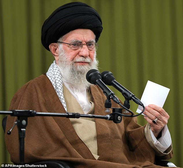Iranian Supreme Leader Ali Khamenei meets with a large number of elegists and eulogists in Tehran, Iran on January 3, 2024