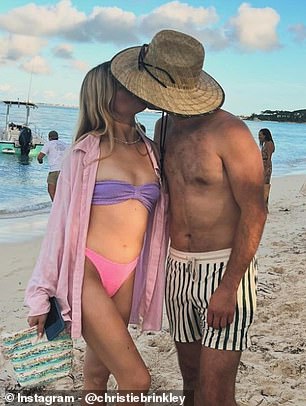The lovebirds recently enjoyed a family vacation in Turks and Caicos with Christie