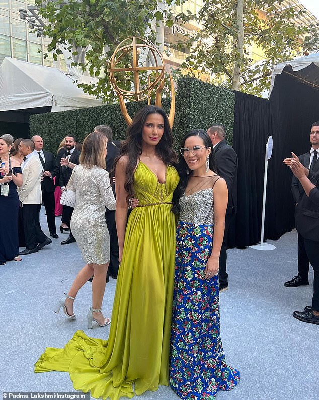 While on the red carpet, Padma chatted with Beef actress Ali Wong, who was set to take home the lead actress role in a limited series or TV movie during the show.