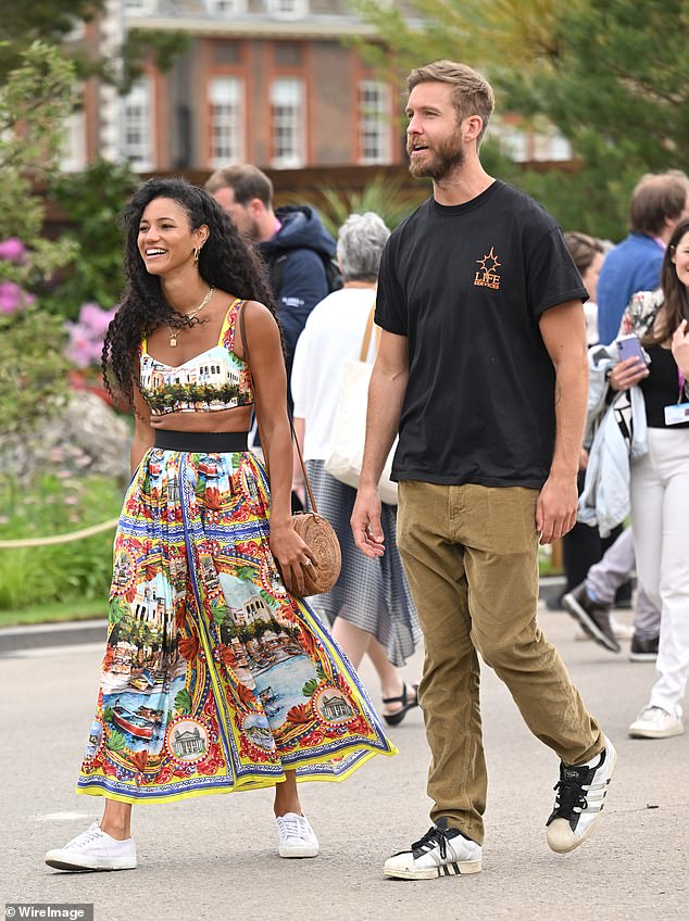 Meanwhile, Calvin's wife Vick Hope revealed how she previously rejected his advances when he made a move in 2007 (pictured in 2022)