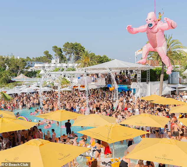 Best, who won Celebrity Love Island with Bianca Gascoigne in 2006 and starred in two series of Celebrity Big Brother, was held in April 2022 over an incident at the O Beach Club (pictured) that was never made public at the time