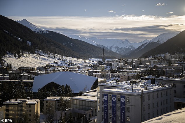 The World Economic Forum takes place in Davos, in a popular ski resort high in the Swiss Alps