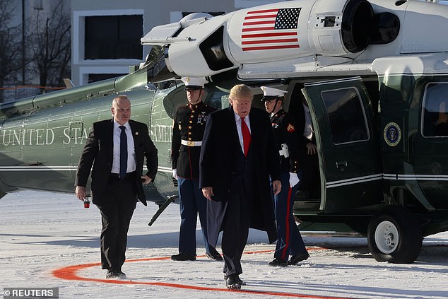 Donald Trump last visited Davos in 2020, when he was president