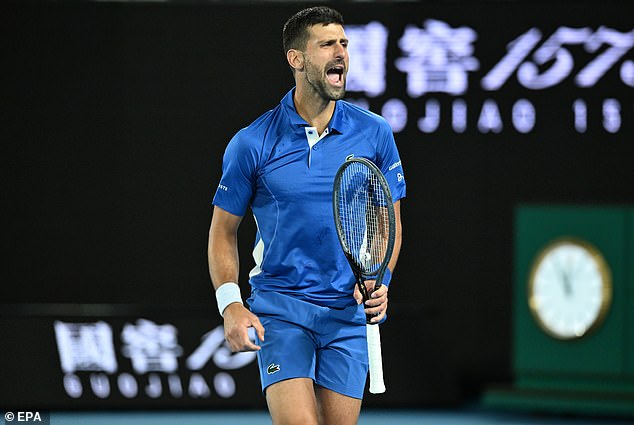 Djokovic got past determined Aussie Alexei Popyrin in Melbourne late on Wednesday night, but there was plenty of drama as he furiously challenged a heckler in the crowd