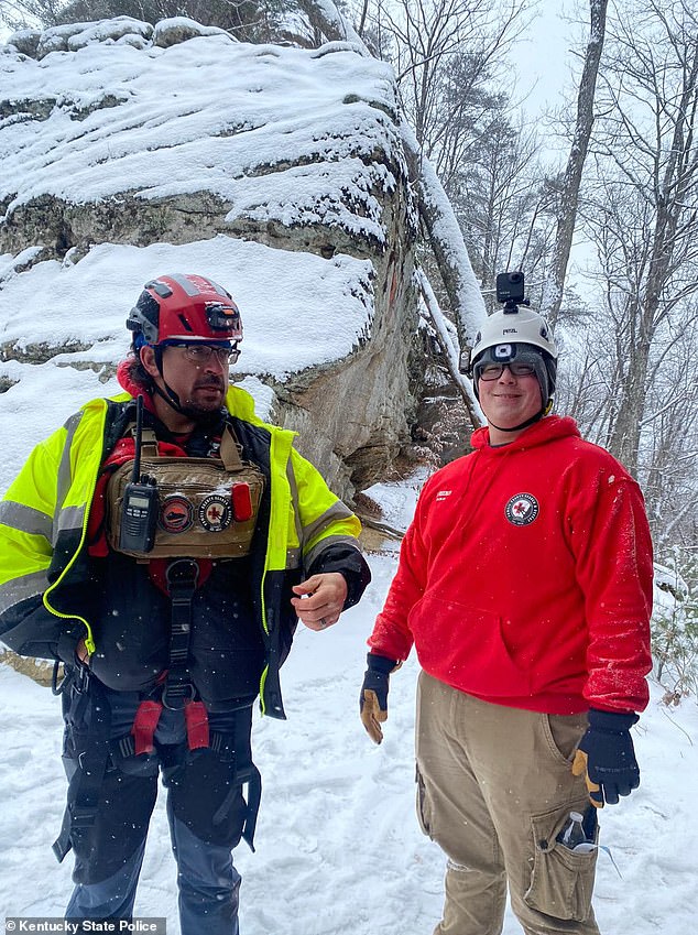 Rescuers soon realized that the frigid conditions meant the only viable solution was to take the group down by helicopter