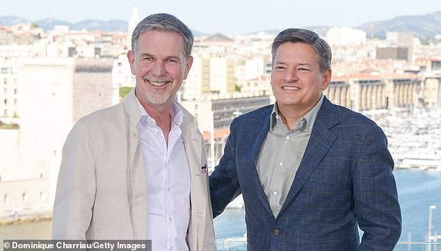 The streaming giant, led by co-CEOs Greg Peters and Ted Sarandos (pictured), saw its number of users grow by more than 10 percent to 247 million in the third quarter of last year