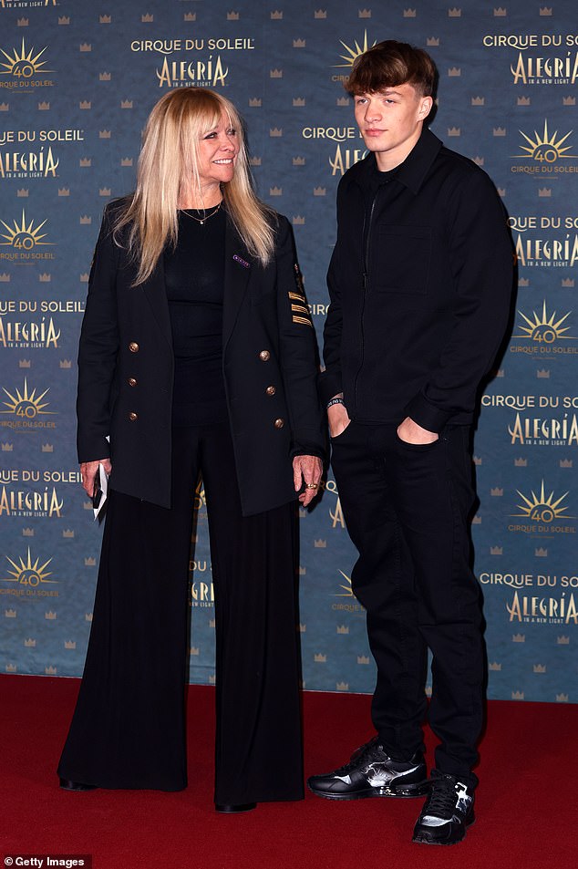 The model, 68, looked sensational as she turned heads on the red carpet with 18-year-old Leo, who was selected for the Team GB Boxing squad in 2022