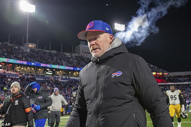 Bills coach Sean McDermott could be forced to cancel practice if snow falls again