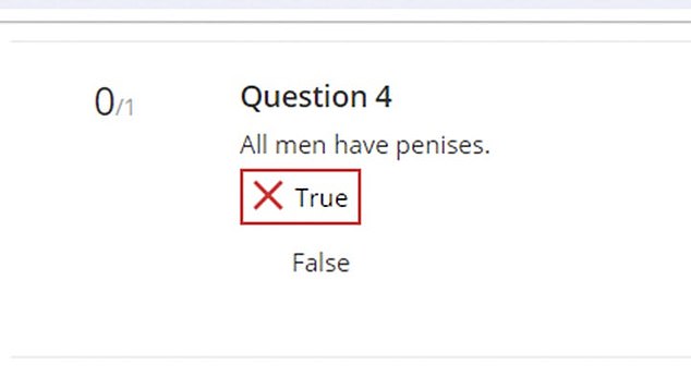 10th grader's mother claims Golash previously failed her son on a test because she said men can't get pregnant and women don't have penises