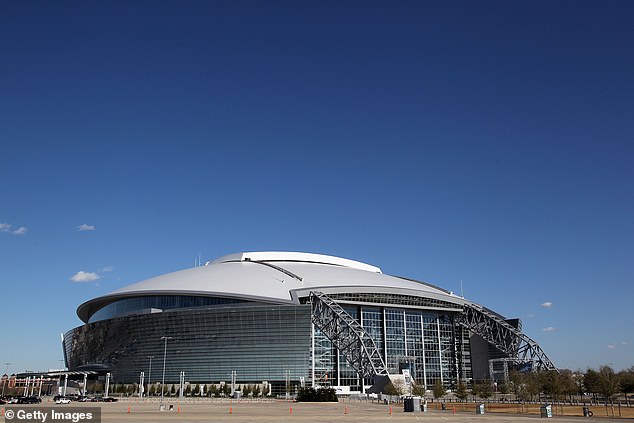 The stadium opened in Dallas in 2009 at a construction cost of approximately $1.3 billion