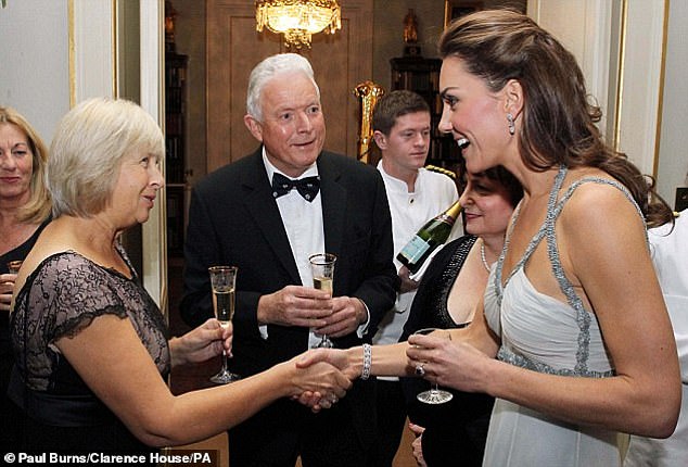 Kate's scar was first noticed when she attended a dinner at Clarence House in 2011