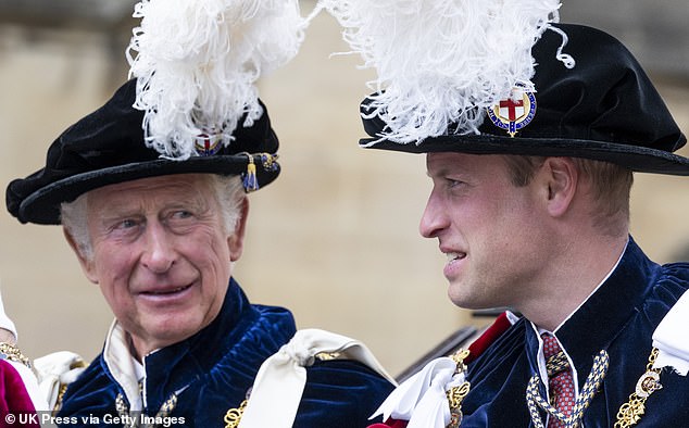 However, their husbands, Prince William and King Charles, are not keeping an eye on the news