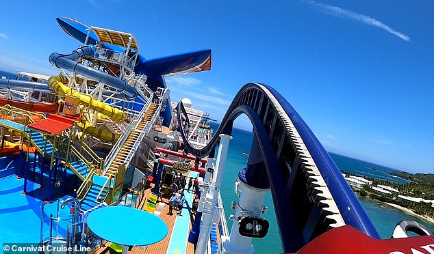 Carnival Cruise Line's flagship Celebration features the first roller coaster at sea, but Adam Carnevale, a small business owner from North Carolina, was unimpressed.