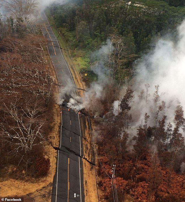 During the eruption, twenty-four fissures opened, sending molten rock hundreds of feet into the air.  Since then, many newcomers have come to the area in search of affordable housing