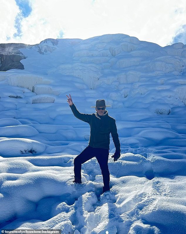 Brosnan, seen here standing on the springs, entered a plea via a paper filing in the U.S. District Court of Wyoming on Jan. 4.