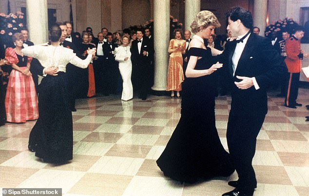 Diana and Travolta once famously danced together at a White House dinner in an iconic moment in 1985 - reportedly a highlight of the Hollywood actor's life