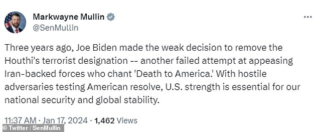 1705583456 286 Republicans scold Biden for failing to take real action against