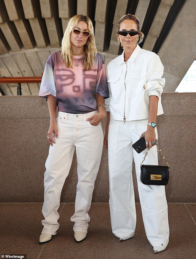 Claire Tregoning, left, is photographed in Sydney last October with her business partner Pip Edwards