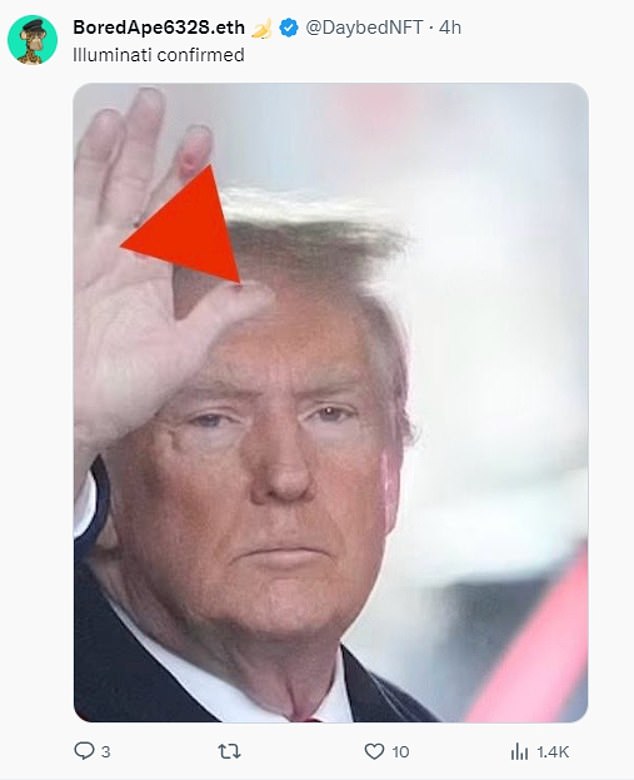 1705595052 752 Former President Donald Trumps mysterious red hands are sparking hilarious