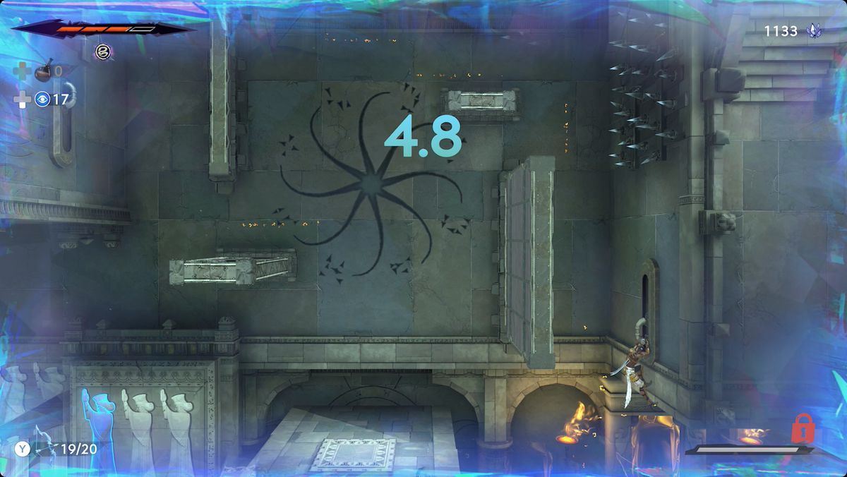 Prince of Persia: The Lost Crown puzzle bottom right first Shadow