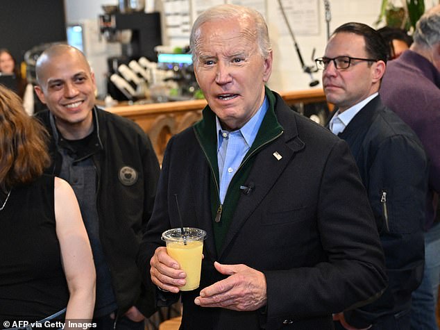 Biden visited several small businesses in an attempt to discuss his economic record, but was apparently shocked when a smoothie set him back $6.