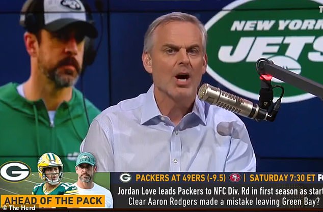 And Colin Cowherd thinks the QB made the wrong decision by leaving the Gren Bay Packers