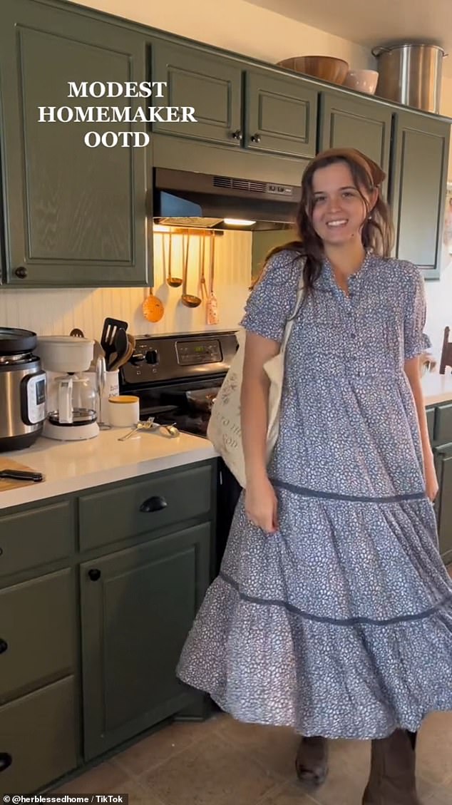 Ashley, who goes by @herblessedhome on TikTok, regularly gives people online a glimpse into her life as a mother and wife who has dedicated her time to caring for her husband