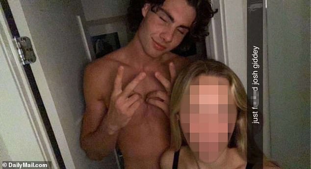 Giddey went viral with photos alongside the alleged 15-year-old high school student from California