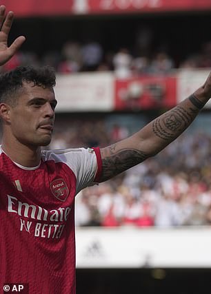 However, he cannot provide the same service to the front three as Granit Xhaka