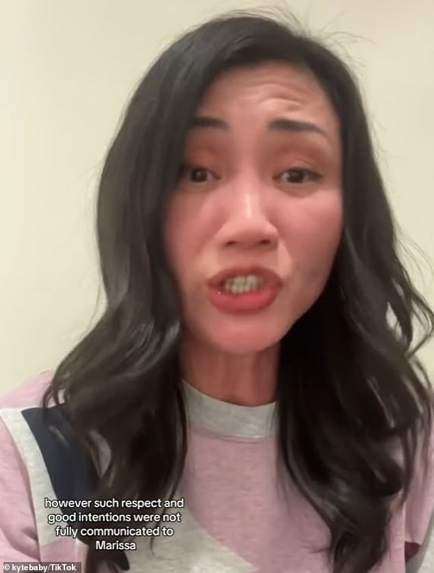 Ying Liu posted the first apology on Wednesday, apologizing to Hughes and affirming her 