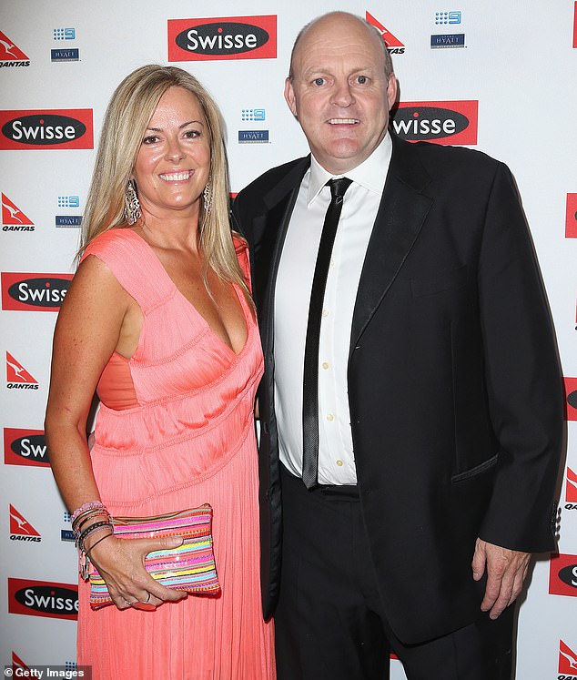 Lyon dazzled his best friend Billy Brownless (right) by starting a relationship with his wife of 18 years in 2016, just 12 months after they split