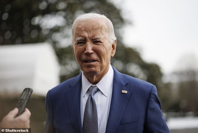 A survey of options to vote for RFK Jr., Jill Stein and Cornel West, among others, shows Trump beating Biden (pictured) 43-40, while Kennedy leads the rest of the field with 12 percent