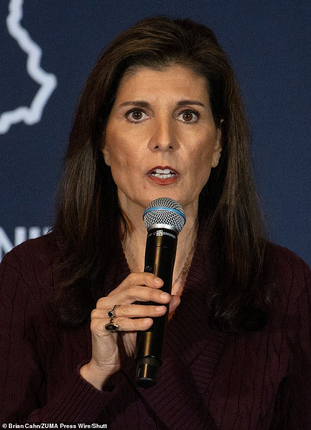 Heading into the New Hampshire primary, he also leads Republican rivals Nikki Haley (photo) and Ron DeSantis in the polls.
