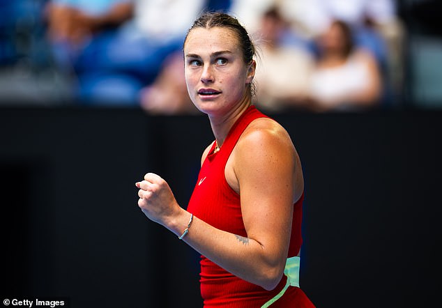 In contrast, the most expensive seats on offer at the women's final (reigning champion Aryna Sabalenka, photo) cost $2,000.