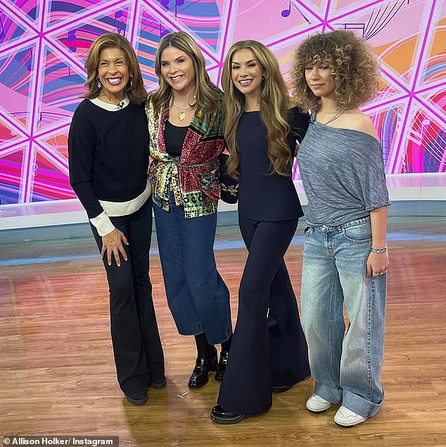 Mother and daughter shared a moment with Today hosts Hoda Kotb and Jenna Bush Hager after their talk show interview