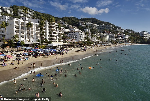 The route from Denver, Colorado, to Puerto Vallarta, Mexico (pictured), ranks as one of the bumpiest air routes in the US, according to a new study published by Turbli.com