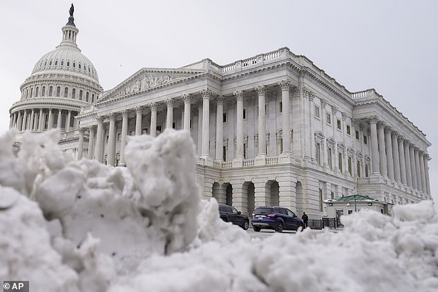 Snow accumulations outside the U.S. Capitol, the nation's capital, are in the crosshairs of Storm Indigo this weekend