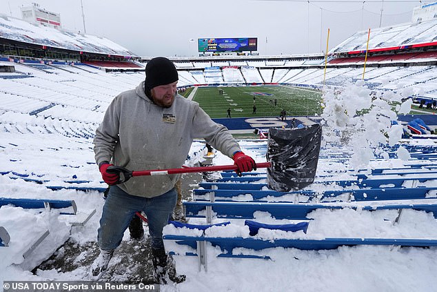 The NFL agreed to postpone the game by 24 hours due to bad weather in Buffalo