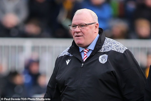 The Foxes boss isn't alone... Stevenage manager Steve Evans (above) said in October: 'The EFL needs VAR as soon as possible because the officiating is not at the level it should be'