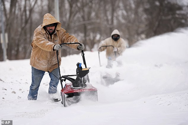 But the weather won't be as bad as in Iowa, where temperatures were below zero