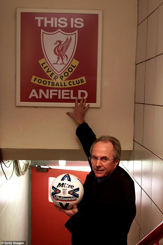 The former England manager admitted that both he and his father were Liverpool supporters