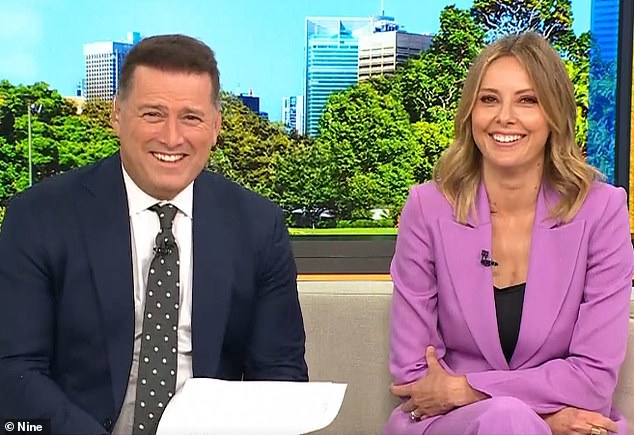 The blonde presenter confessed that she misses her old hosting partner, Karl Stefanovic, but still makes time to see him outside of work